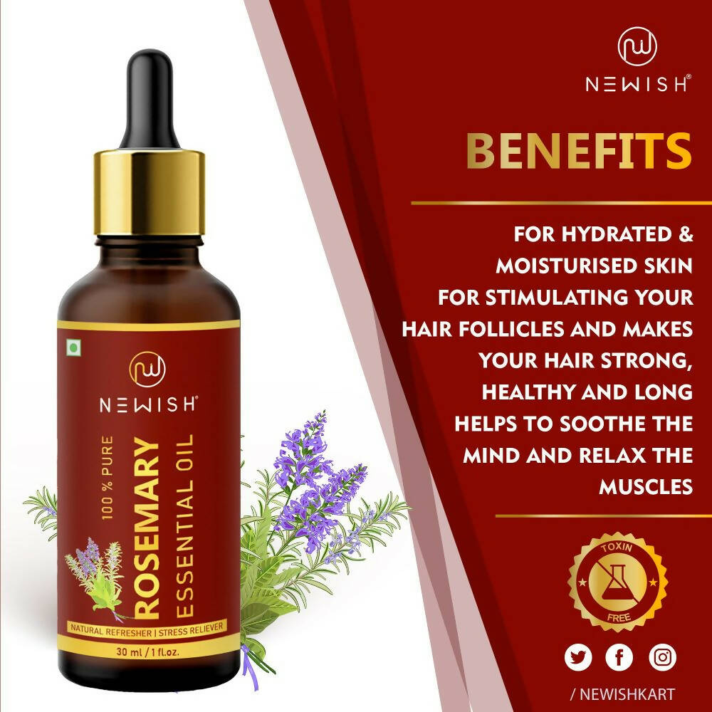 Newish Pure Rosemary Essential Oil | Grocsy