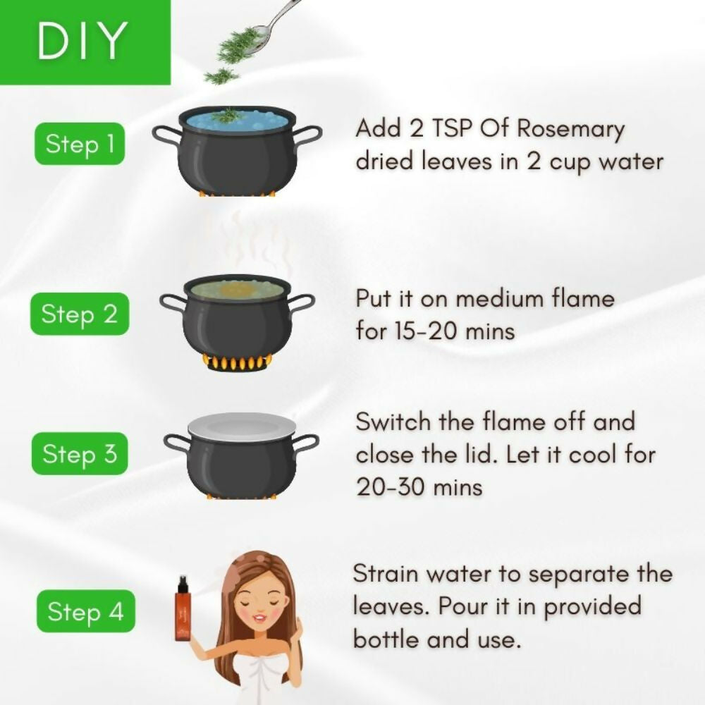 Mystiq Living Dried Rosemary Leaves for Hair Growth | Grocsy