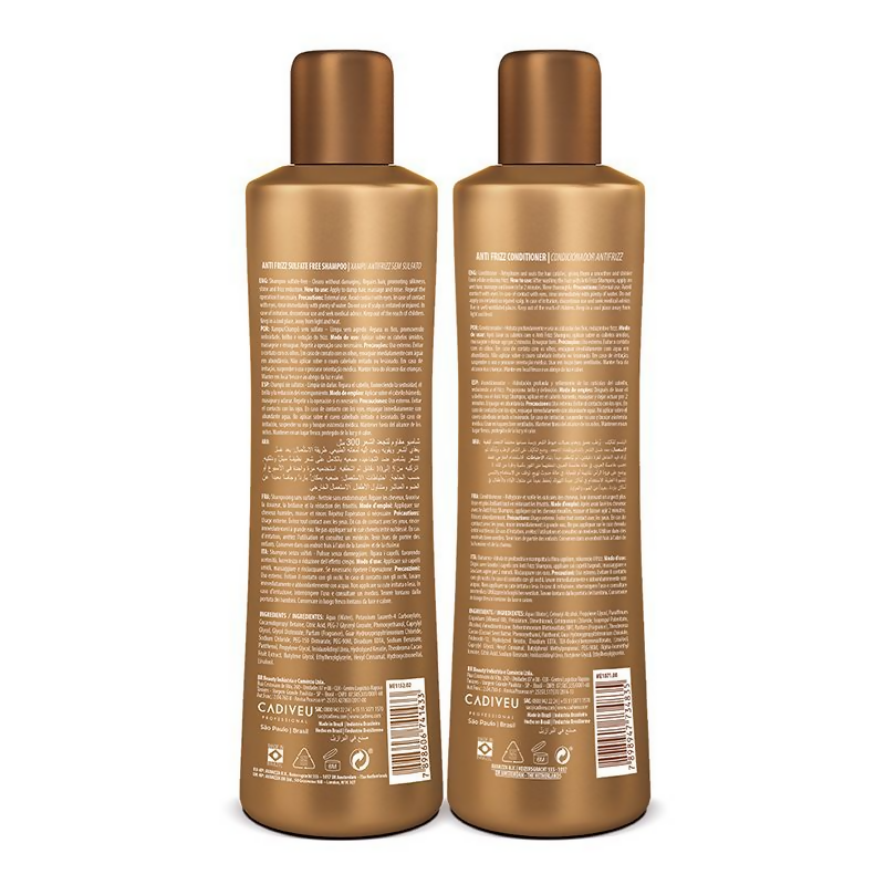 Cadiveu Brasil Cacau Anti Frizz Shampoo & Conditioner Combo | Grocsy