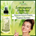 VedicAyurveda Lemongrass Hydrosol Skin Toner | Grocsy