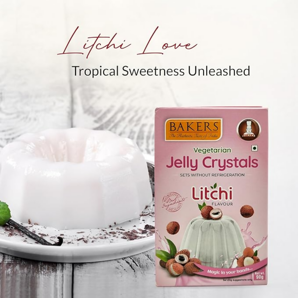 BAKERS Jelly Crystals - Litchi | Grocsy