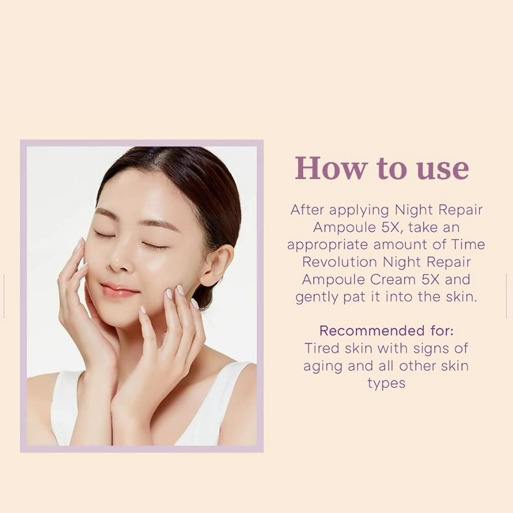 Missha Time Revolution Night Repair Ampoule Cream 5x | Grocsy
