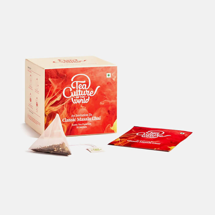 Tea Culture Classic Masala Chai Tea Bags | Grocsy