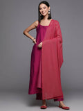 Ahalyaa Women's Traditional wear Kurta Set - Burgundy | Grocsy