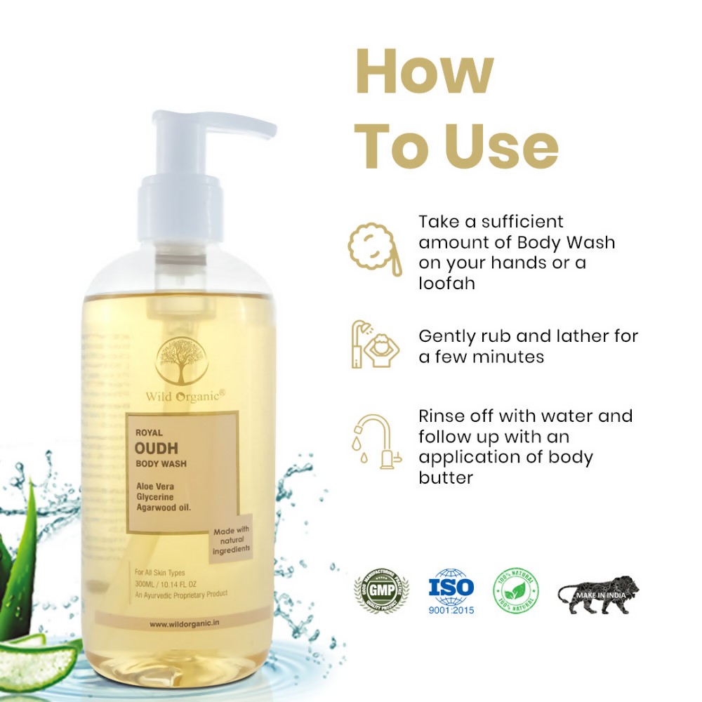 Wild Organic Royal Oudh Body Wash | Grocsy