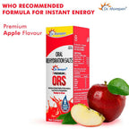 Dr. Morepen Premium ORS Drink With Electrolytes for Instant Hydration Apple Flavour | Grocsy
