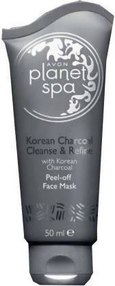 Avon Planet Spa Korean Charcoal Cleanse & Refine Peel-off Face Mask | Grocsy