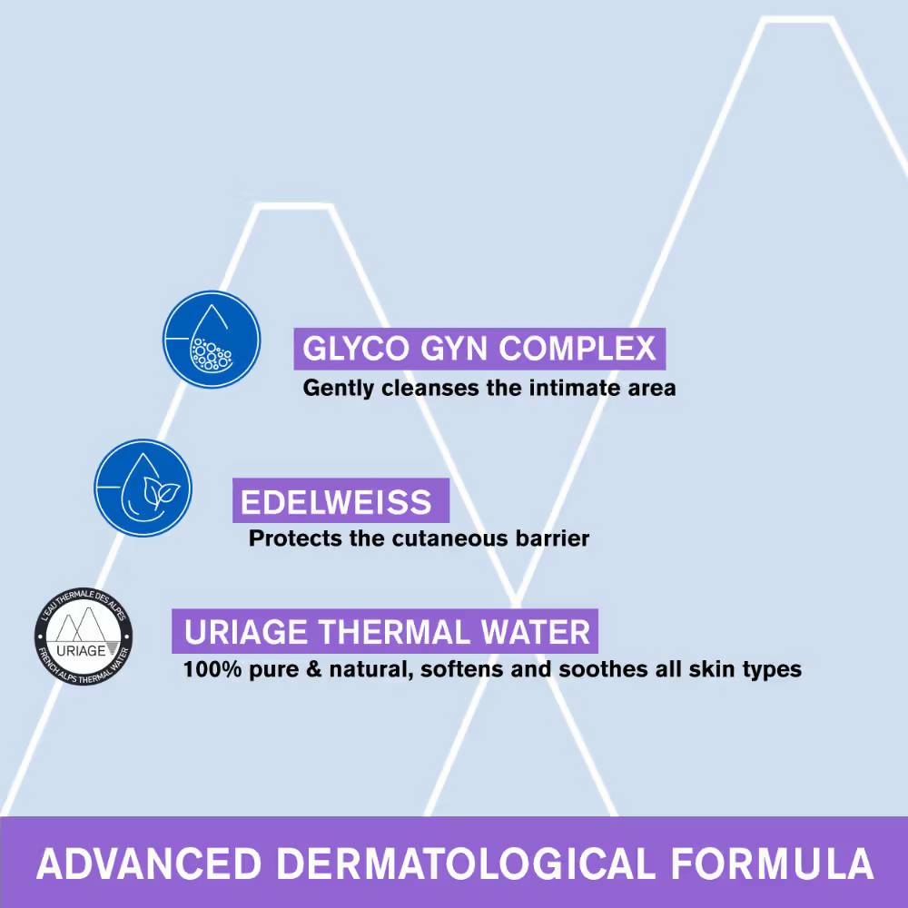Uriage Gyn-Phy Intimate Refreshing Cleansing Gel | Grocsy