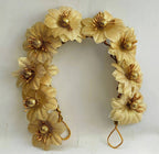 Gold Flower Hair Gajra | Grocsy