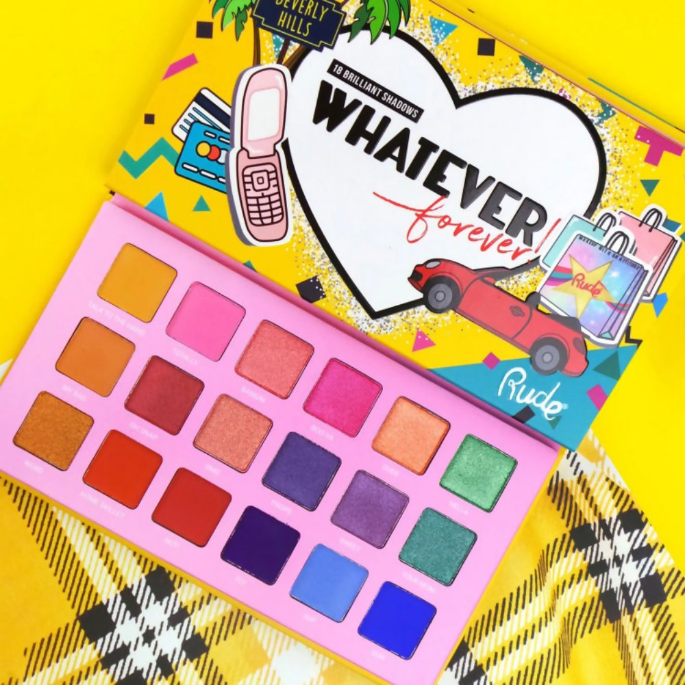 Rude Cosmetics Whatever Forever 18 Eyeshadow Palette | Grocsy