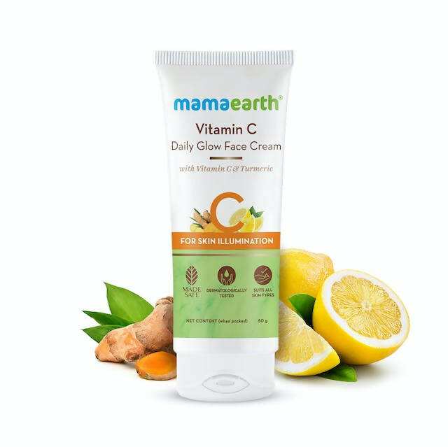 Mamaearth Vitamin C Daily Glow Face Cream | Grocsy