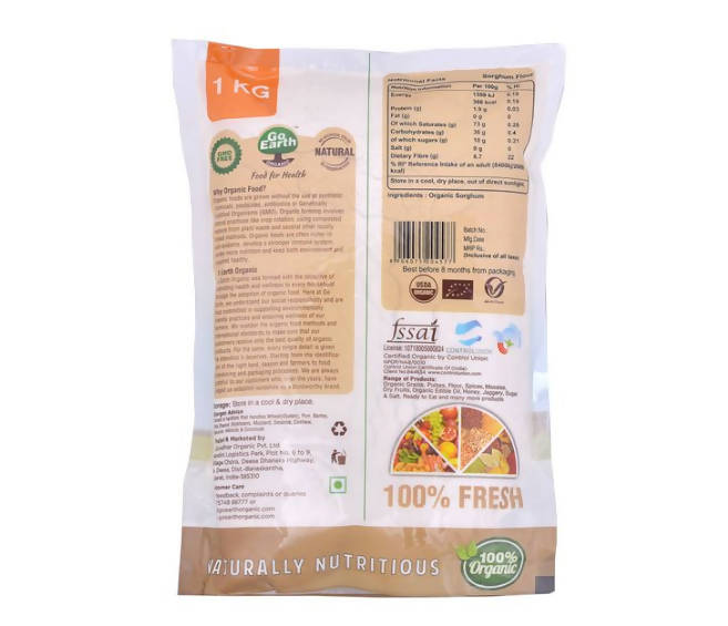 Go Earth Organic Sorghum Flour | Grocsy