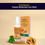 Prisa Organics Saffron & Papaya Lightening Face Wash | Grocsy