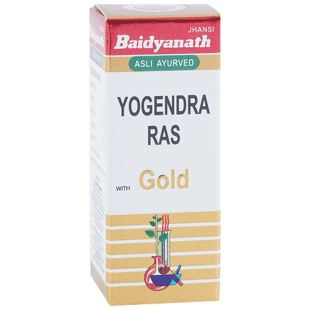Baidyanath Jhansi Yogendra Ras with Gold | Grocsy