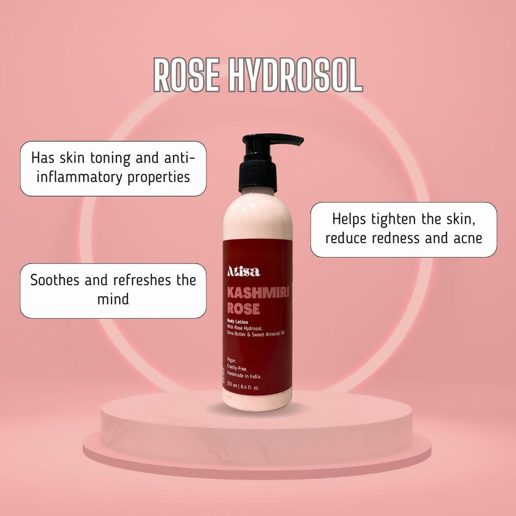 Atisa Kashmiri Rose Body Lotion | Grocsy