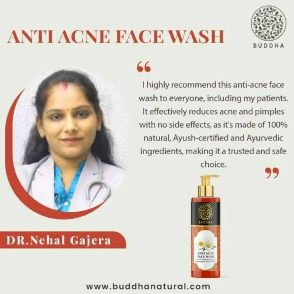 Buddha Natural Anti Acne Face Wash | Grocsy