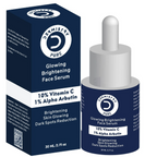 Dermistry 10% Vitamin C 1% Alpha Arbutin Dull Skin Brightening Lightening Fairness Glow Face Serum | Grocsy