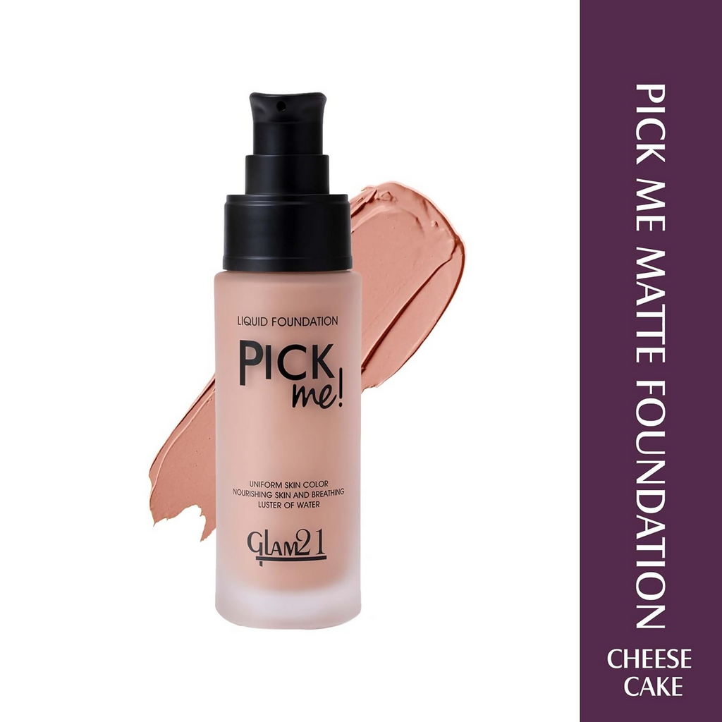 Glam21 Pick Me Matte Foundation - Cheese Cake | Grocsy