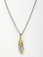 NVR Men's Silver-Plated Stainless Steel Pendant with Chain | Grocsy