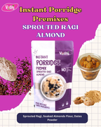 Vedas Kitchen Sprouted Ragi Almond Instant Porridge | Grocsy