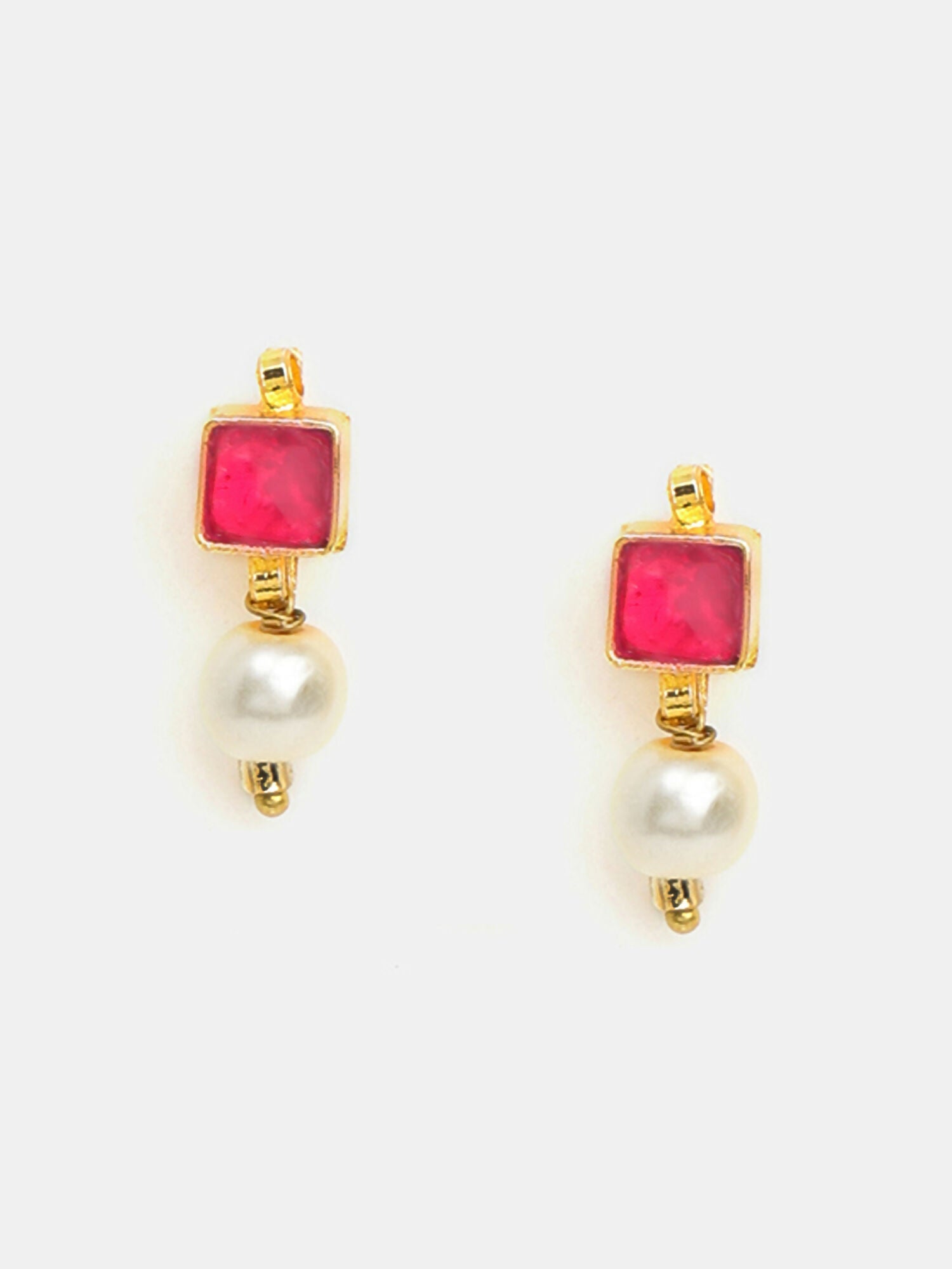 Ruby Raang Garnet Glamour Earrings | Grocsy