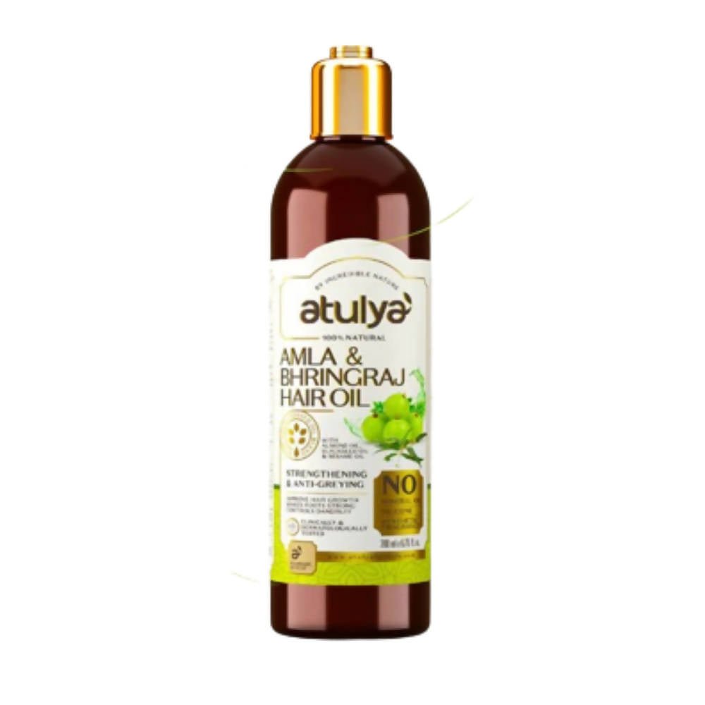 Atulya Natural Amla & Bhringraj Hair Oil | Grocsy