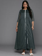 Ahalyaa Women's Traditional wear Ethnic Dress - Grey | Grocsy