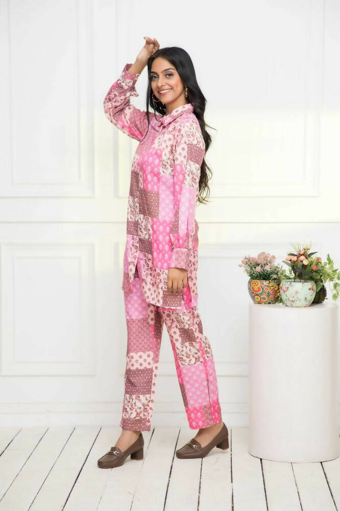 Myshka Multi-Printed Women Bling & Sparkly Co-Ords | Grocsy