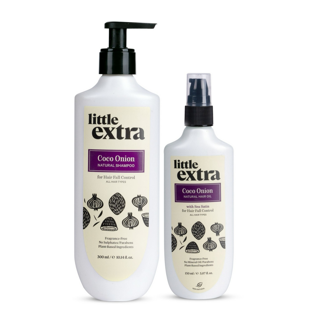 Little Extra Coco Onion Hair Oil & Shampoo | Grocsy