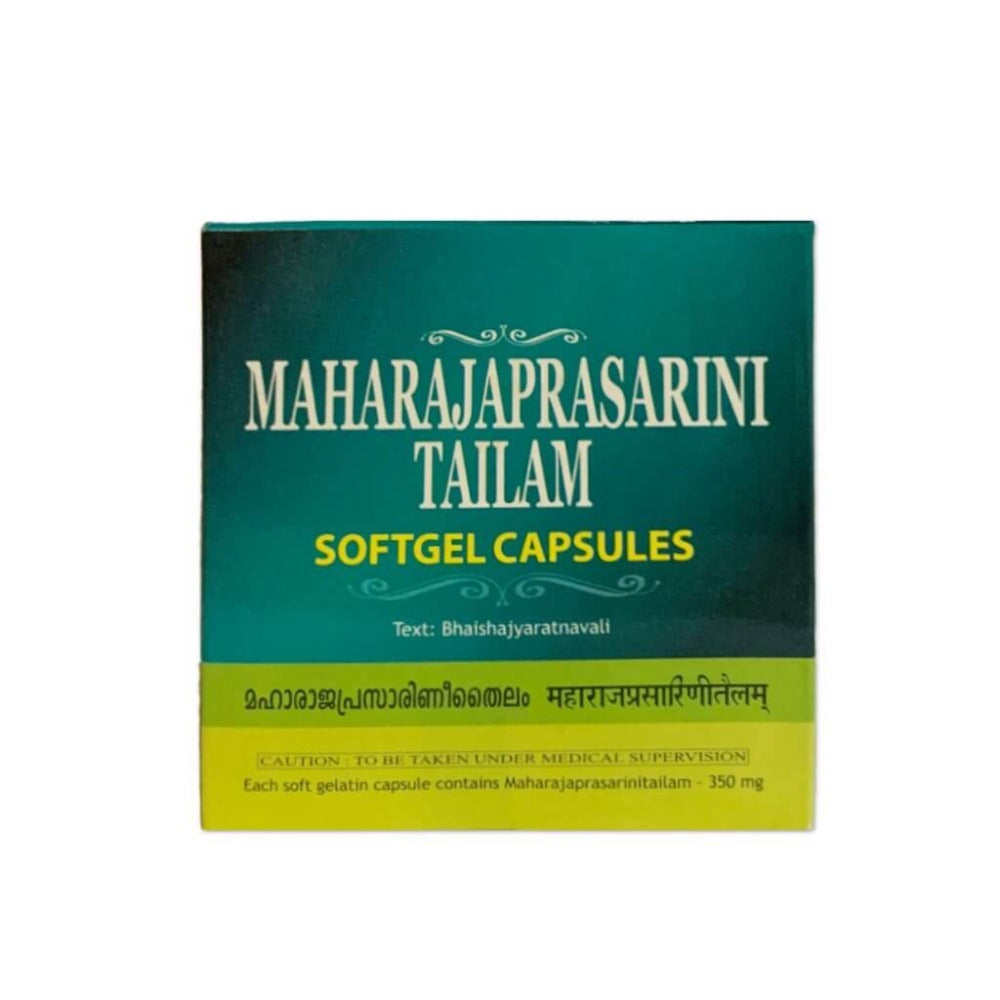 Kottakkal Arya Vaidyasala - Maharajaprasarani Tailam Soft Gel Capsules | Grocsy