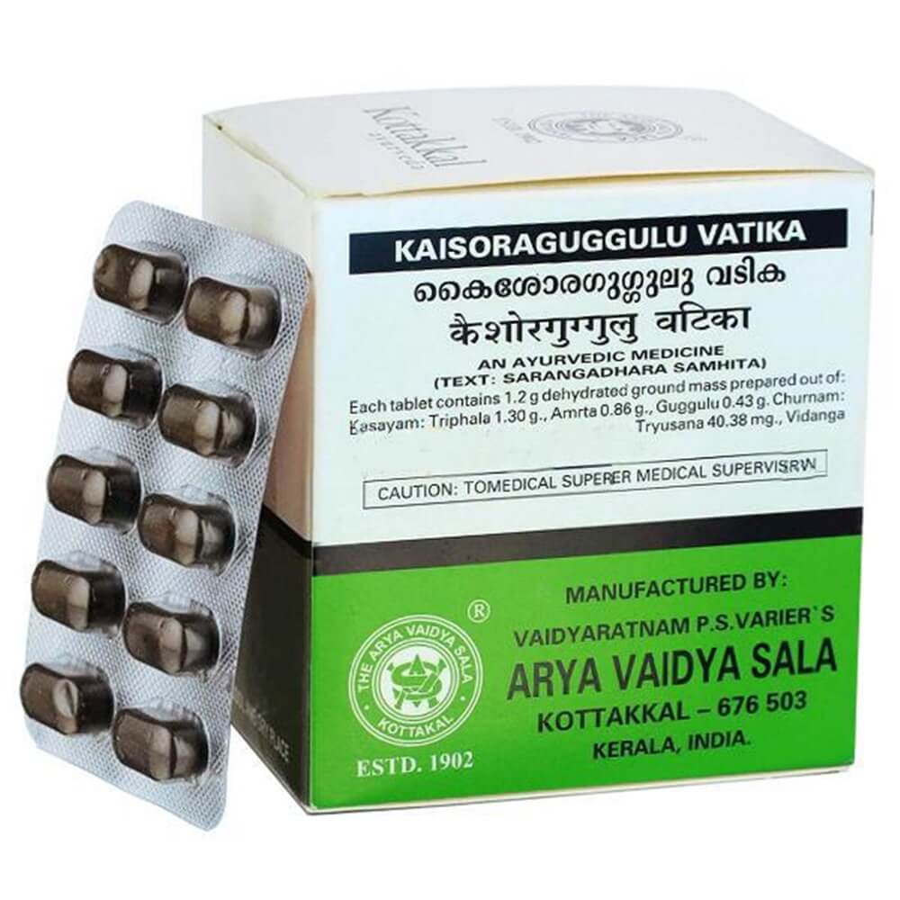 Kottakkal Arya Vaidyasala - Kaisora Guggulu Vatika | Grocsy
