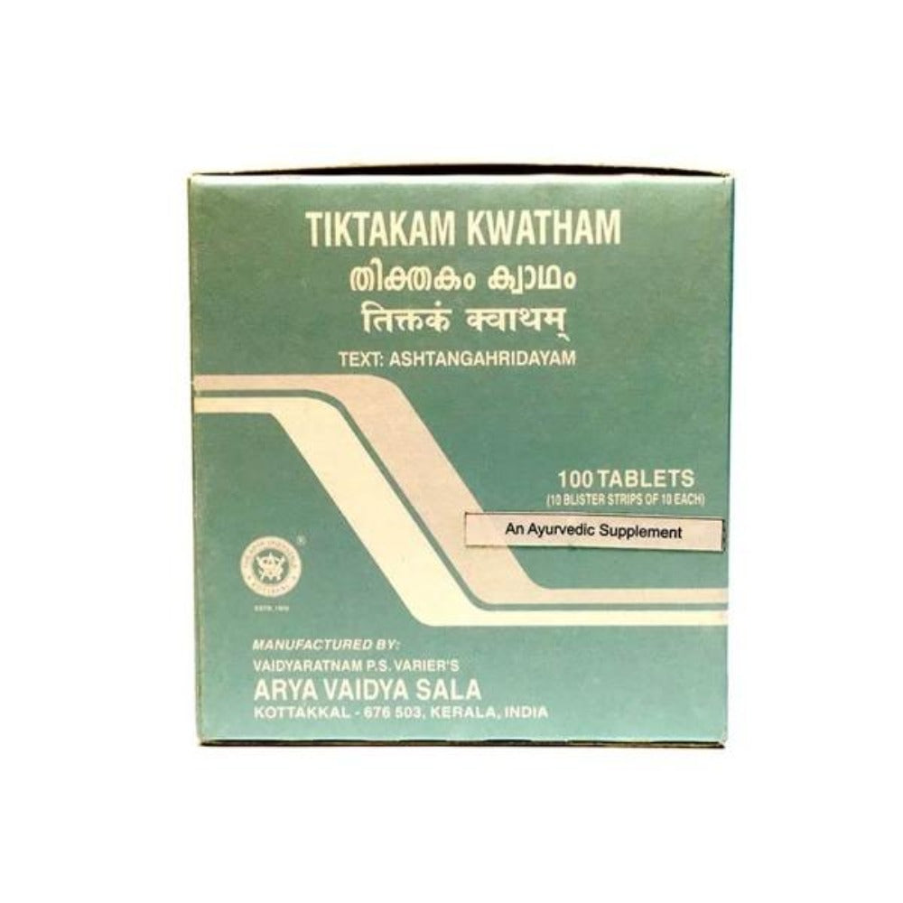 Kottakkal Arya Vaidyasala - Tiktakam Kwatham Tablet | Grocsy
