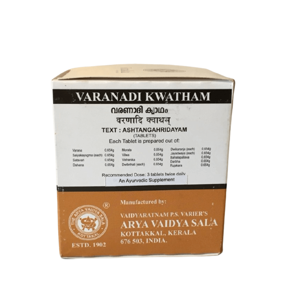 Kottakkal Arya Vaidya Varanadi Kwatham Tablets | Grocsy