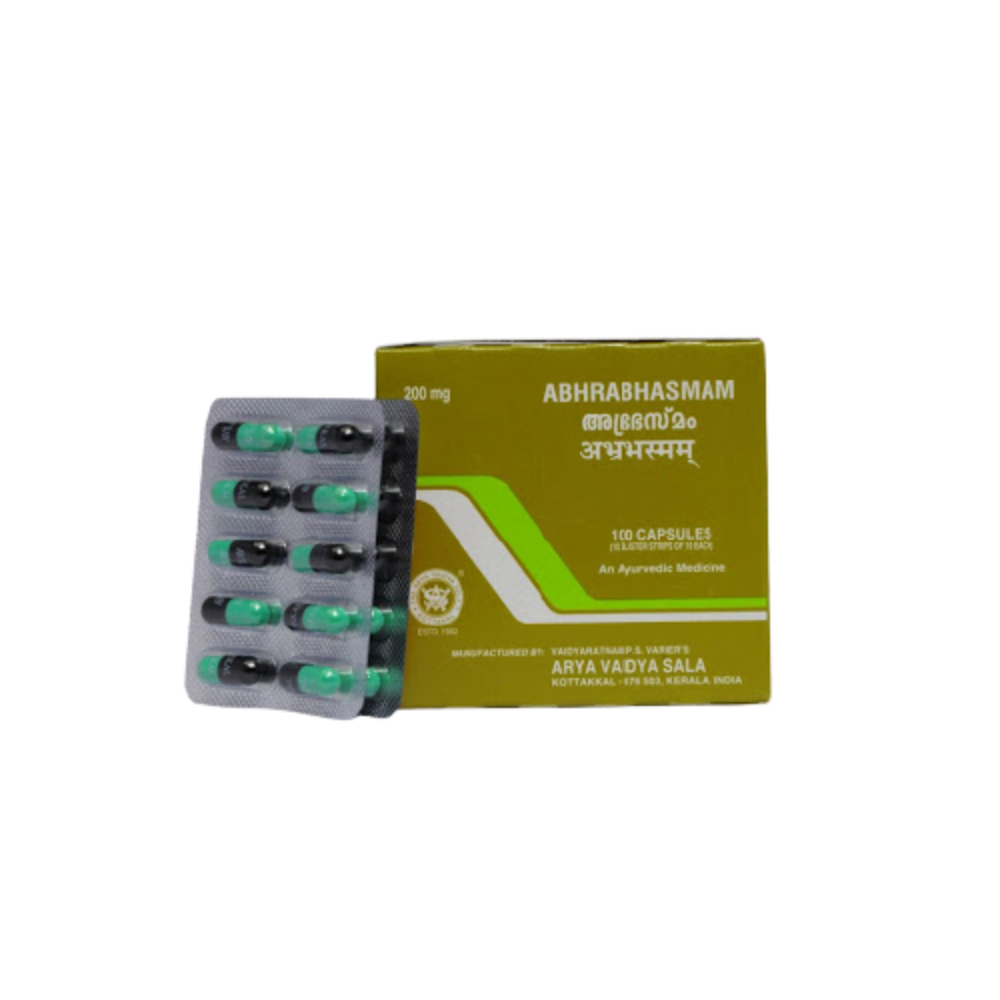 Kottakkal Arya Vaidyasala - Abrabhasmam Capsules | Grocsy