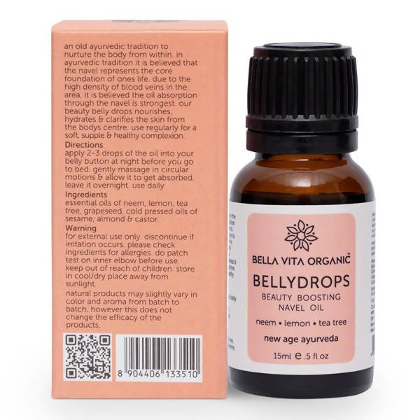 Bella Vita Organic Belly Drops Beauty Boosting Navel Oil | Grocsy