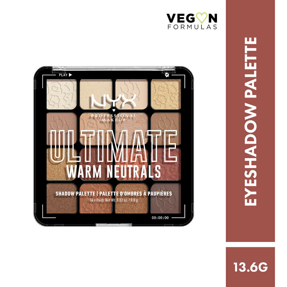 NYX Professional Makeup Ultimate Shadow Palette - Warm Neutrals | Grocsy