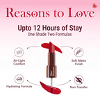 Blue Heaven Love Duo 2 In 1 Dual Sided Lipstick - 03 | Grocsy