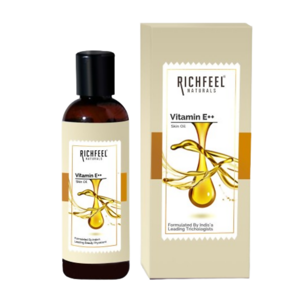 Richfeel Vitamin E Oil Almond, Wheatgerm Walnut & Carrot Blend | Grocsy