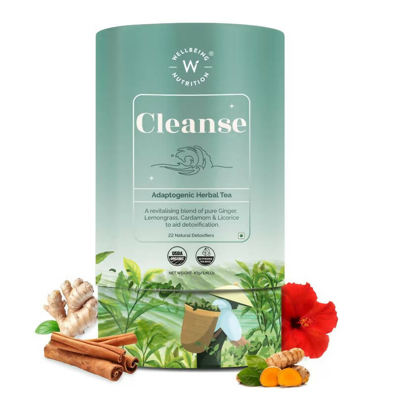 Wellbeing Nutrition Cleanse Herbal Tea | Grocsy