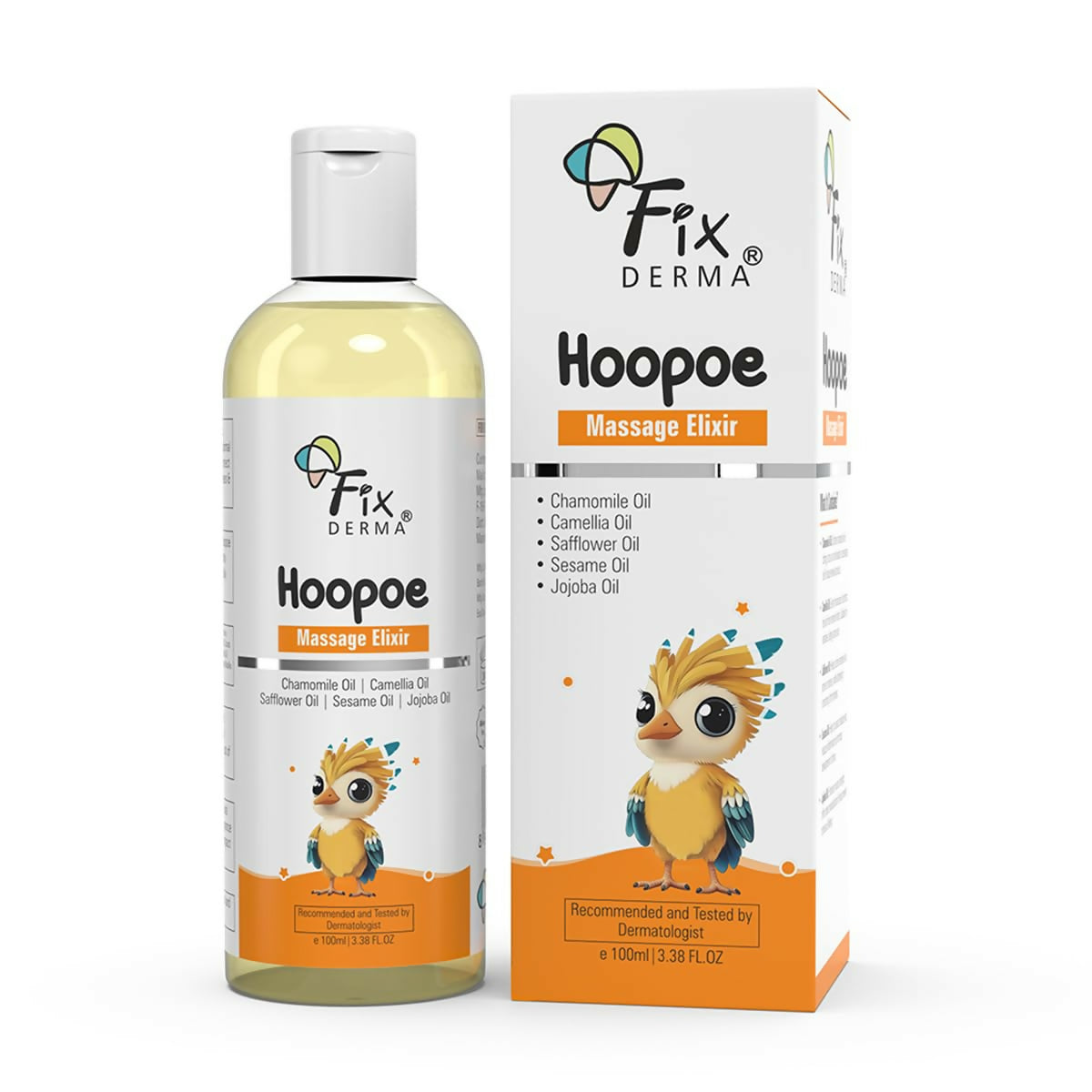 Fixderma Hoopoe Baby Massage Elixir, Baby Massager Oil | Grocsy