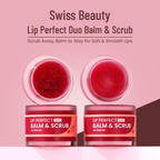 Swiss Beauty Lip Perfect Duo Balm & Scrub - Beetroot | Grocsy