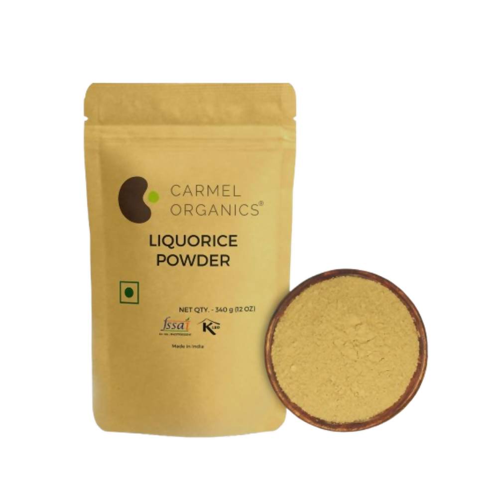 Carmel Organics Liquorice/Mulethi Root Powder | Grocsy