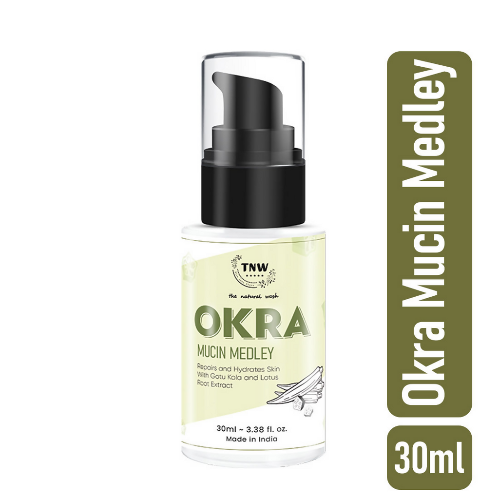 The Natural Wash Okra Mucin Serum For Long-Lasting Long-Lasting Moisturized Skin | Grocsy