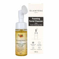 Glamveda Ayurvedic Turmeric & Neem Anti Tan Face Wash With Soft Silicone Brush | Grocsy