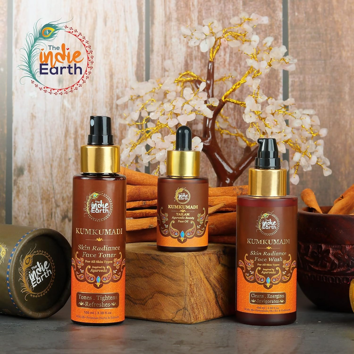 The Indie Earth 10% Kumkumadi Skin Radiance Face wash | Grocsy