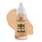 Colors Queen High Coverage BB Cream Foundation - Rose Blush | Grocsy
