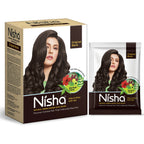Nisha Henna Based Hair Colour for Women & Men Original Black | Grocsy