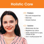 TAC - The Ayurveda Co. Satsuma Orange Lip, Cheek & Eye Tint | Grocsy