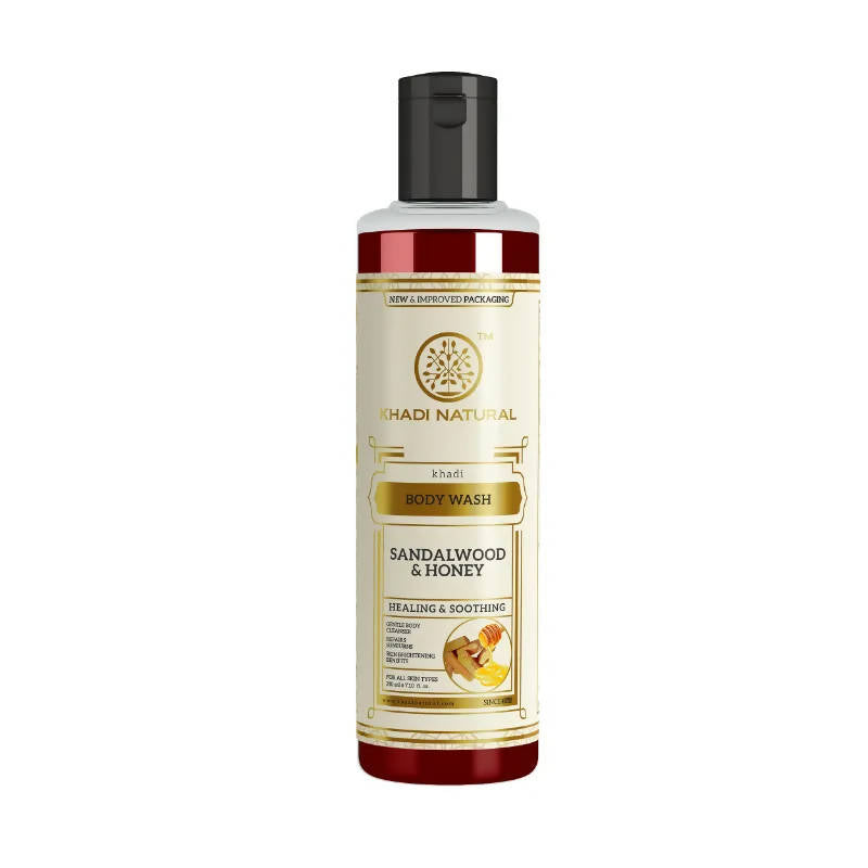 Khadi Natural Sandalwood & Honey Body Wash | Grocsy