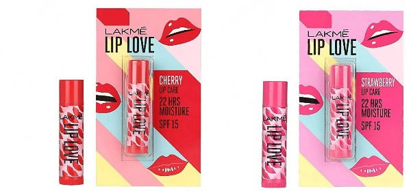 Lakme Lip Love - Cherry And Strawbery Lip Care | Grocsy